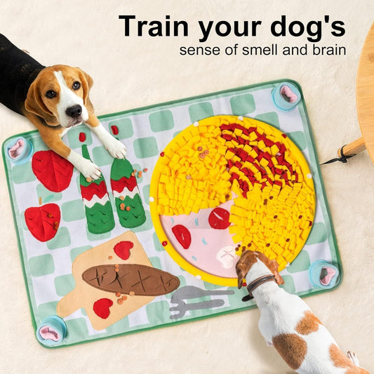 Dog Snuffle Mat β Picnic Style Interactive Slow Feeder for Small & Large Dogs