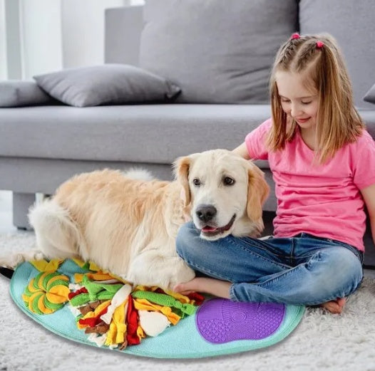 Interactive Dog Snuffle Mat β Slow Feeding Puzzle Toy for Small & Medium Dogs