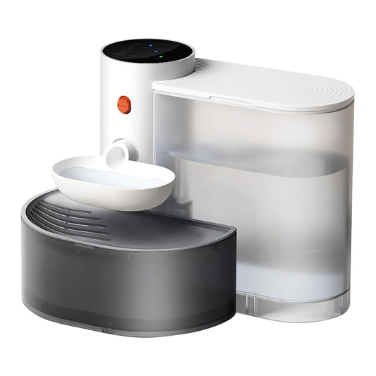 Automatic Pet Water Fountain – 3L Smart Dispenser with Dual Tank & Rechargeable Battery