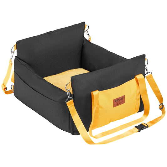 Dog Car Booster Seat – Cozy Travel Bed for Pets (Up to 25 lbs)