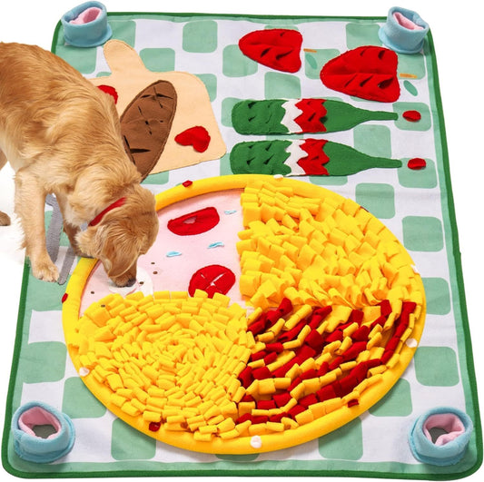 Dog Snuffle Mat β Picnic Style Interactive Slow Feeder for Small & Large Dogs