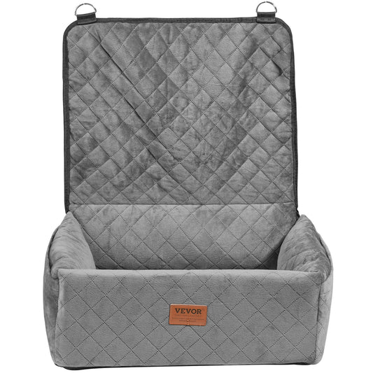 Dog Car Booster Seat – Comfortable Travel Bed for Pets (Up to 40 lbs)