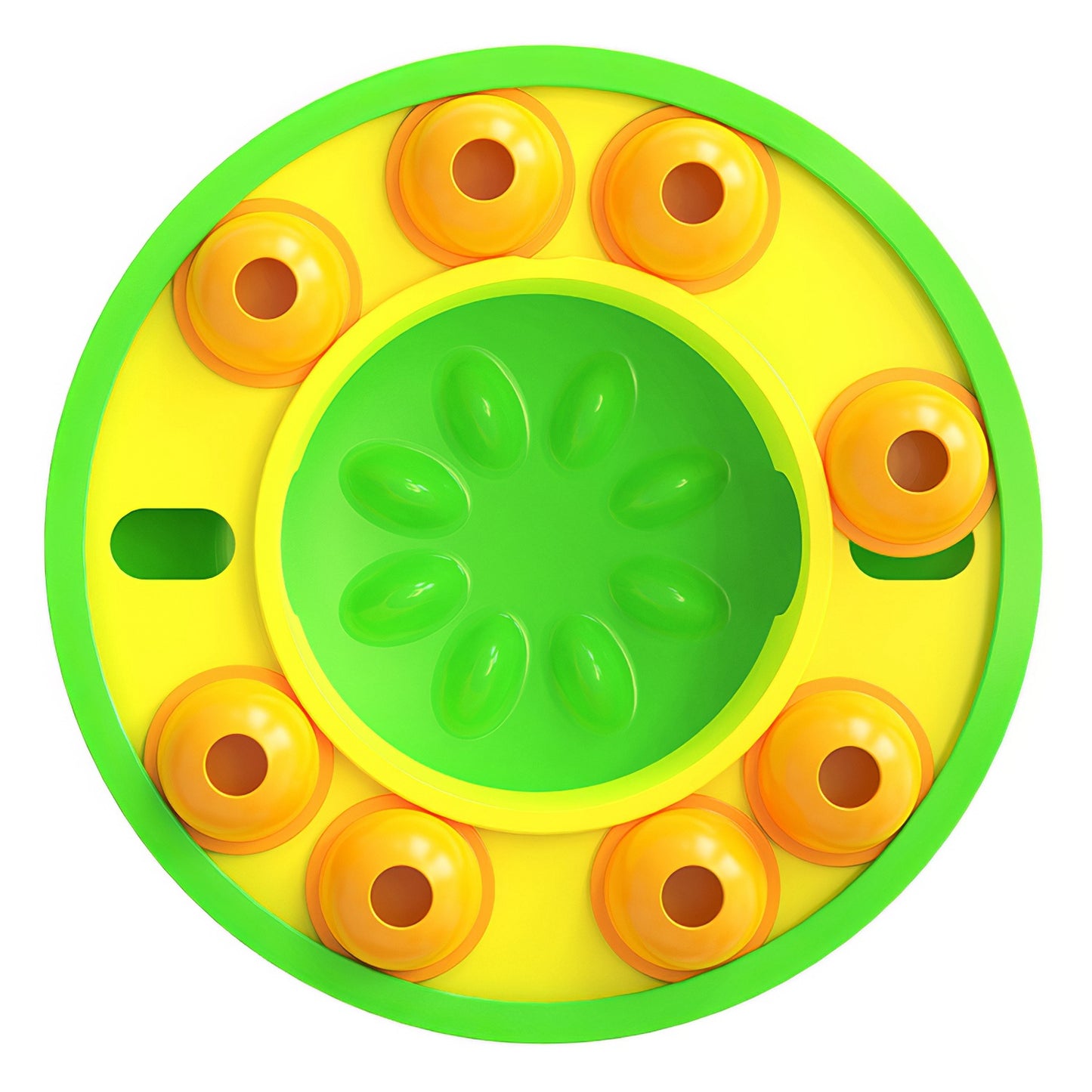 Interactive Dog Puzzle Feeder – Slow Eating Wheel Toy with 8 Food Compartments | Improves IQ & Digestion