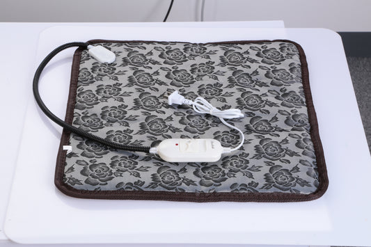 Heated Pet Pad for Dogs & Cats – Waterproof, Chew-Resistant & Adjustable Temperature Bed Mat