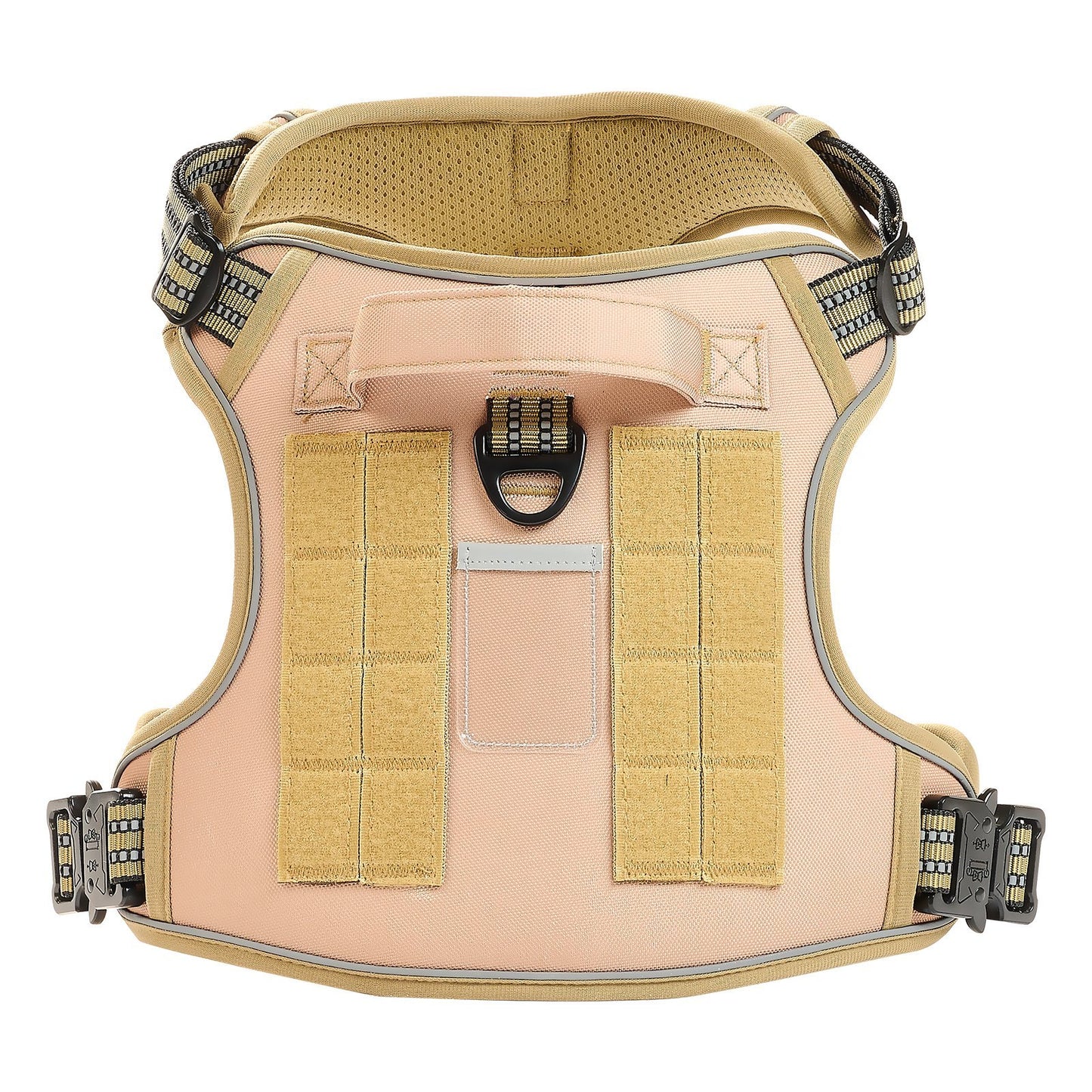 No-Pull Tactical Dog Harness for Large Dogs – Adjustable, Durable, Breathable Vest with Front & Back Leash Clips