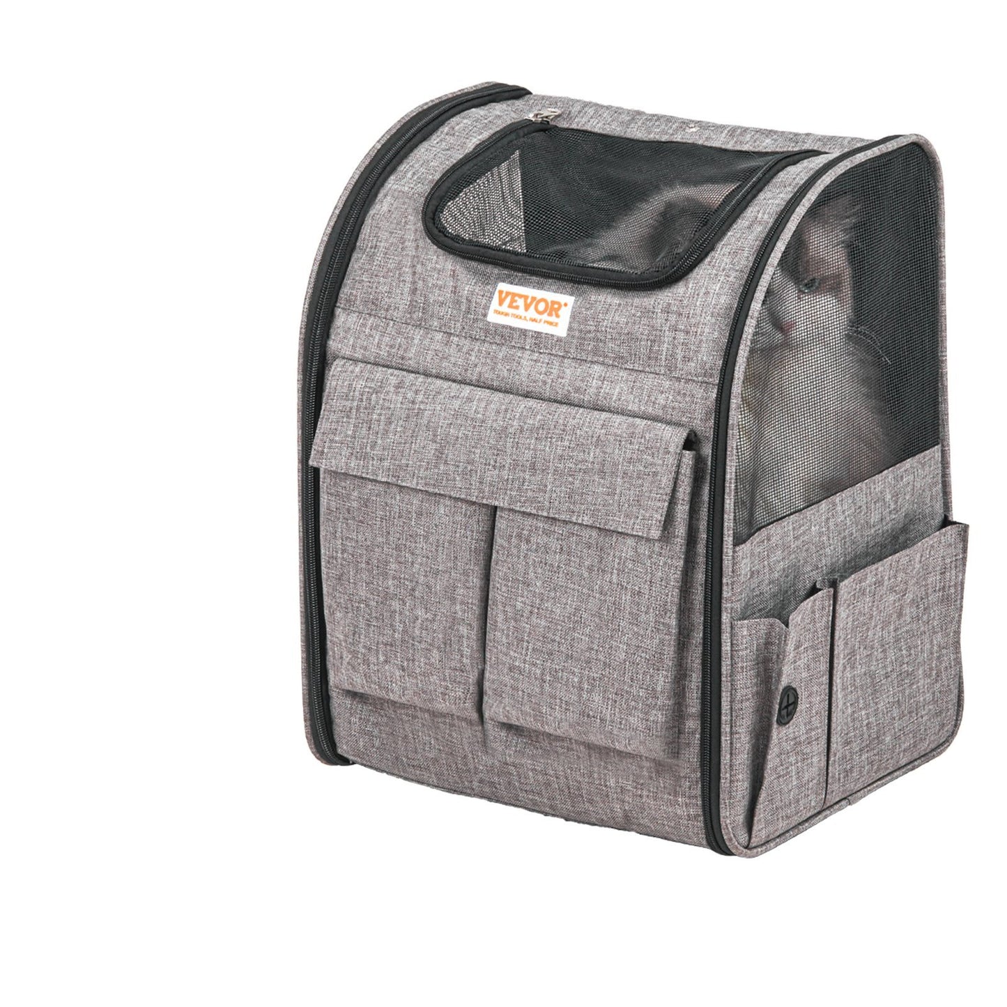 Rolling Pet Carrier Backpack with Wheels – Soft, Portable & Airline Approved (Up to 18 lbs)