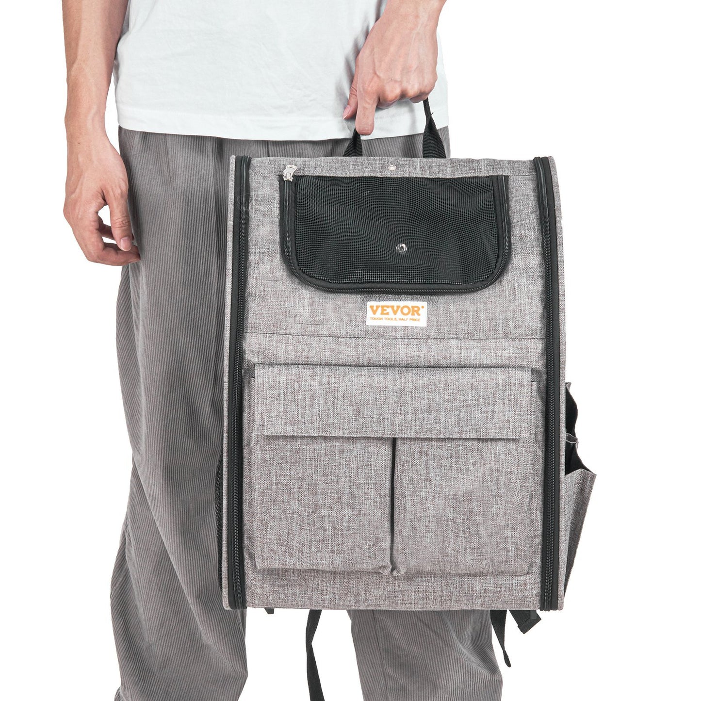 Rolling Pet Carrier Backpack with Wheels – Soft, Portable & Airline Approved (Up to 18 lbs)