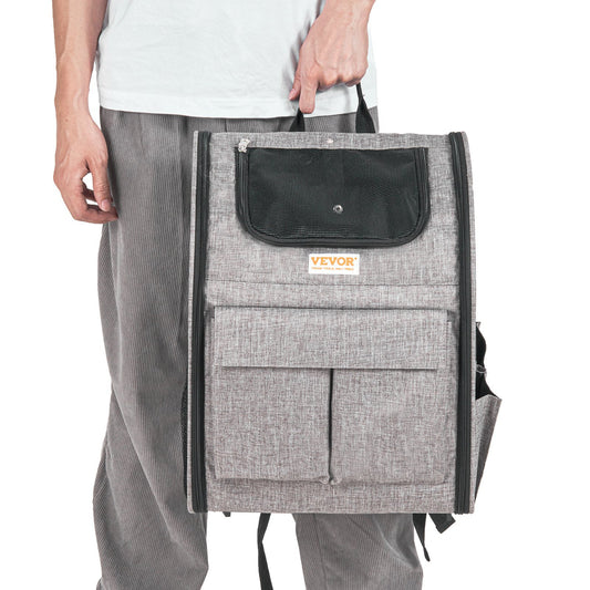 Rolling Pet Carrier Backpack with Wheels – Soft, Portable & Airline Approved (Up to 18 lbs)