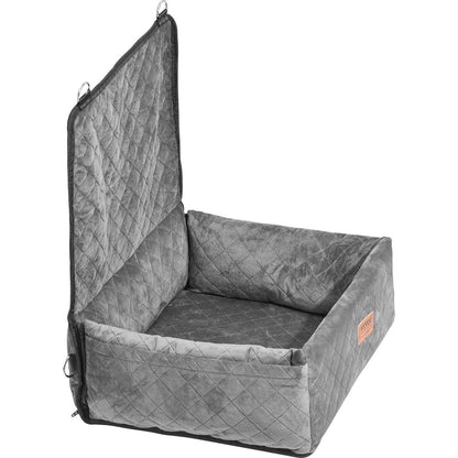 Dog Car Booster Seat – Comfortable Travel Bed for Pets (Up to 40 lbs)