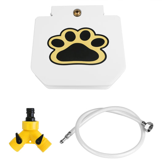 Outdoor Dog Water Fountain – Paw-Activated Pet Drinking Toy for Fresh Water